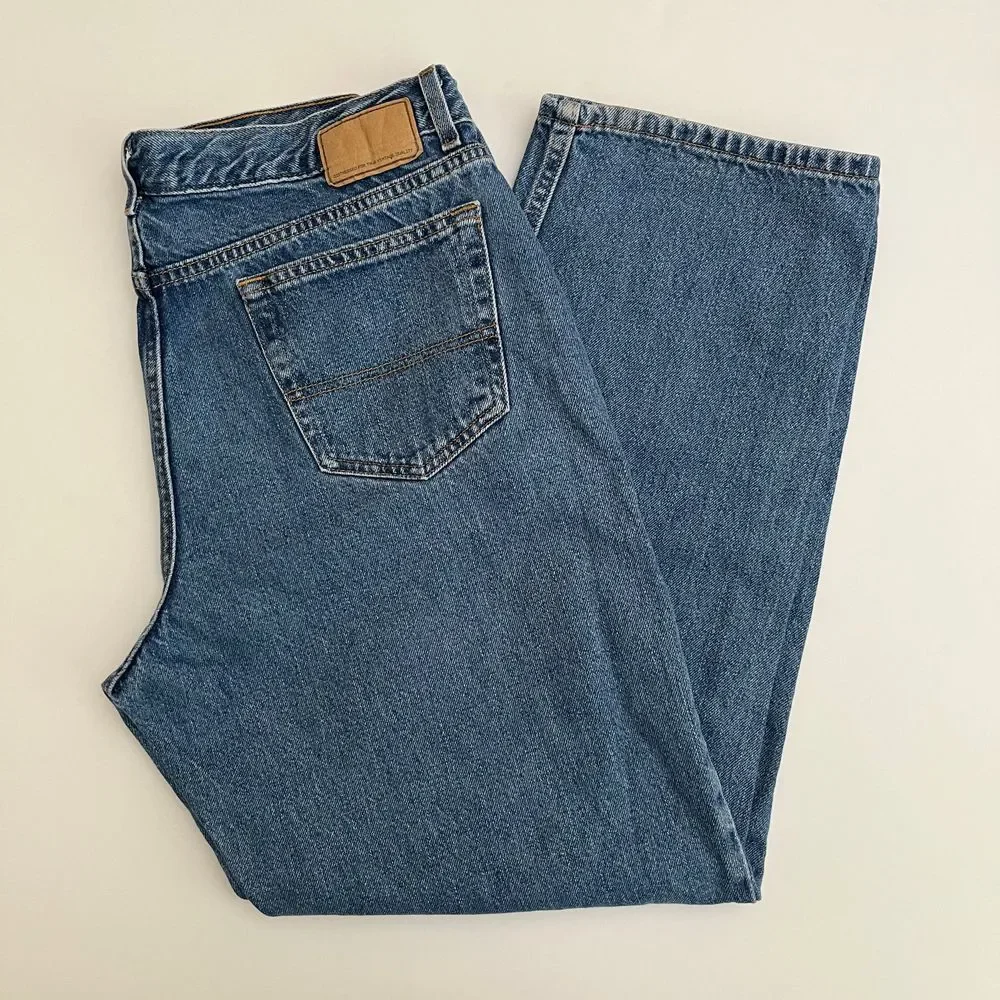 Urban‎ Pipeline Mens Jeans, Y2K Style Mens Jeans, Urban Pipeline Blue Denim 31